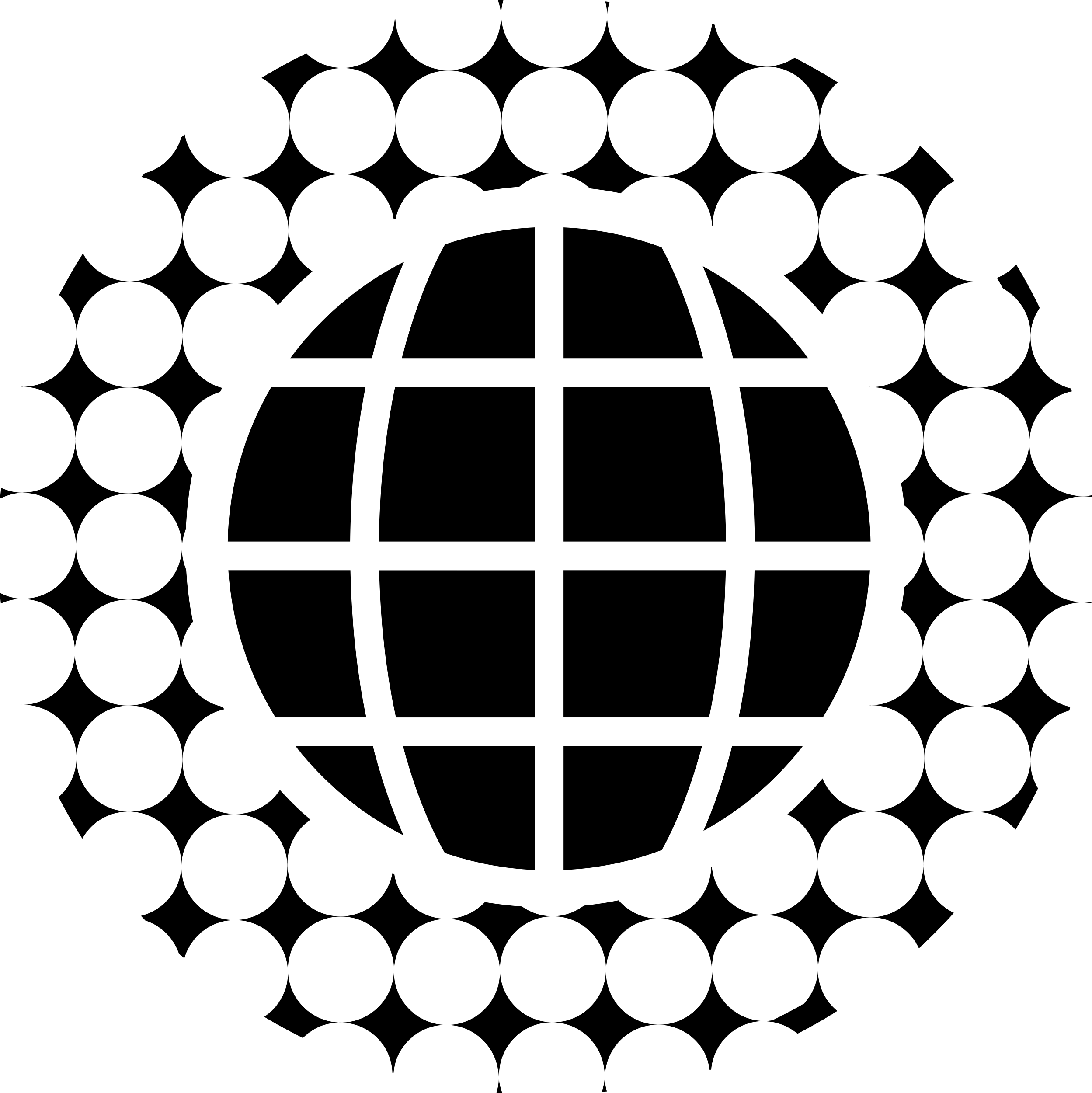 Earth Grid With Circular Pattern Around Outline Svg File Free Vectors